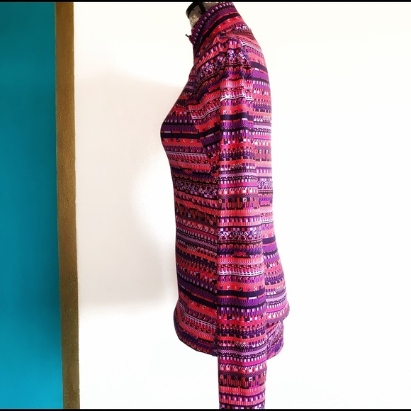 Nike Pro Dri-Fit Aztec Print Pullover - Picture 4 of 8